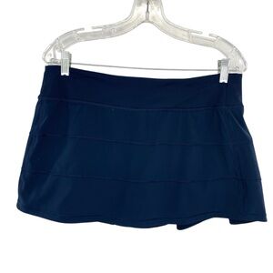 Lululemon Pace Rival Mid Rise Skirt in True Navy Size 10